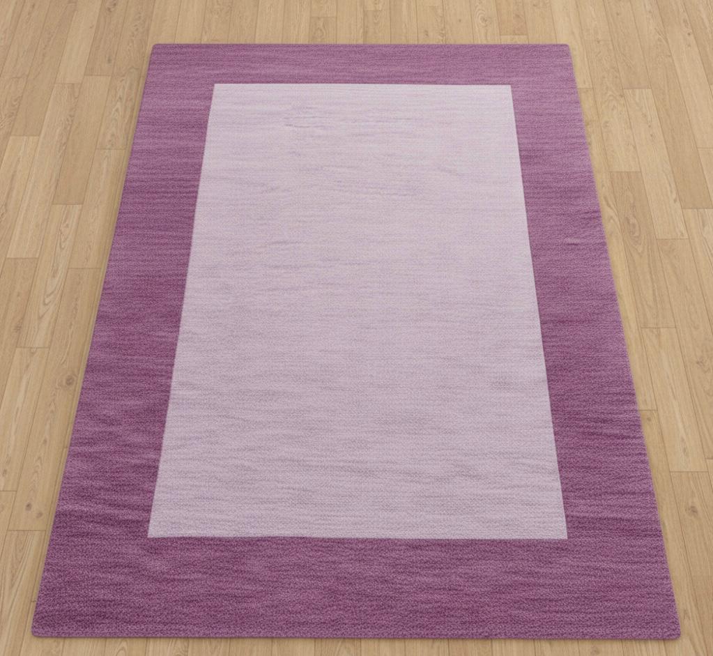 Modern Lavender Two-Tone Solid Rugs