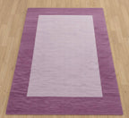 Modern Lavender Two-Tone Solid Rugs