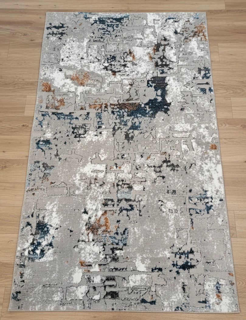 Modern grey&blue Turkish imported rugs