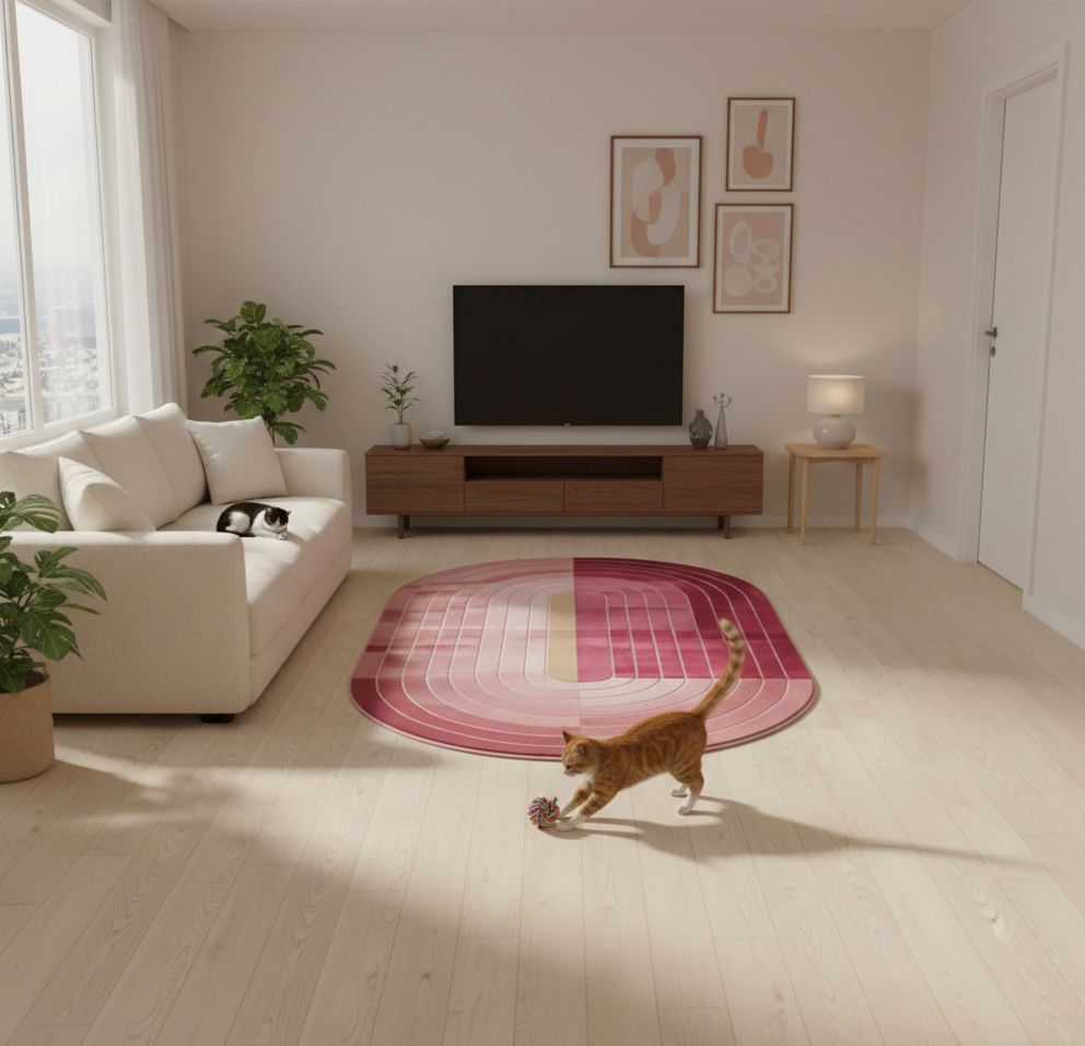 Oasis Oval Irregular Rugs