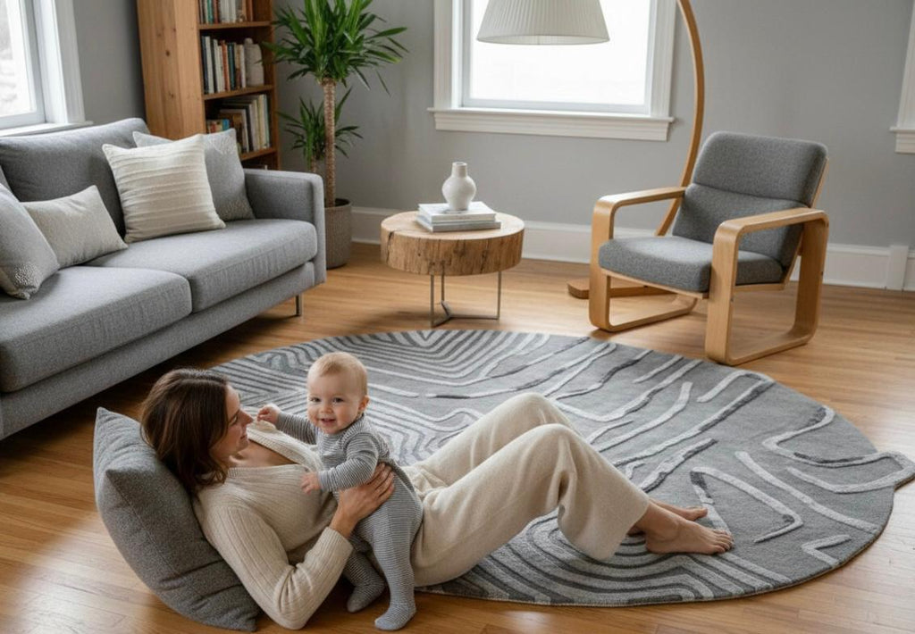 Contour of Silence Irregular Rugs