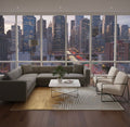 Linear Gold Handtufted Rugs