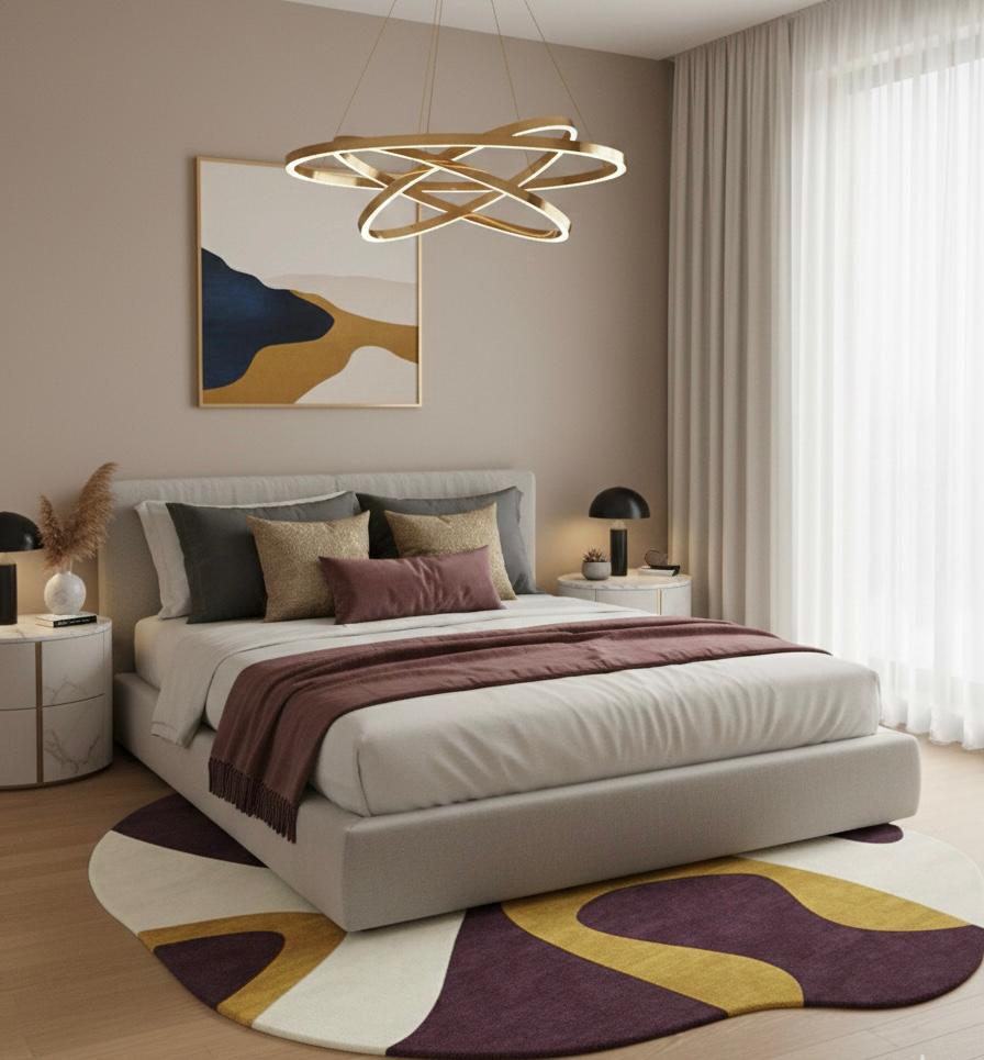 Amorphous Aura Irregular Rugs