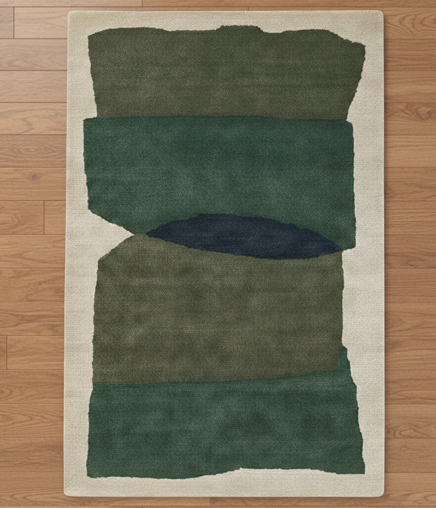 Mossy Strata Handtufted Rugs