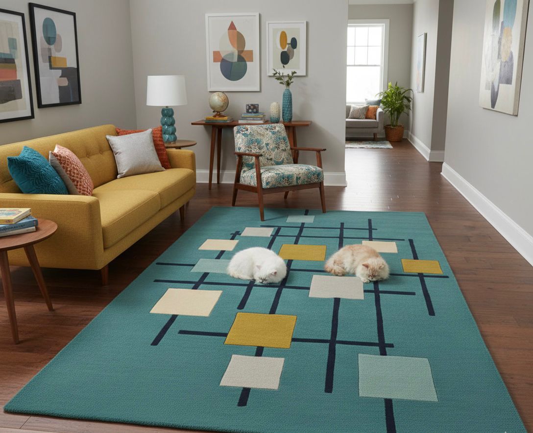 The Atomic Lattice Handtufted Rugs