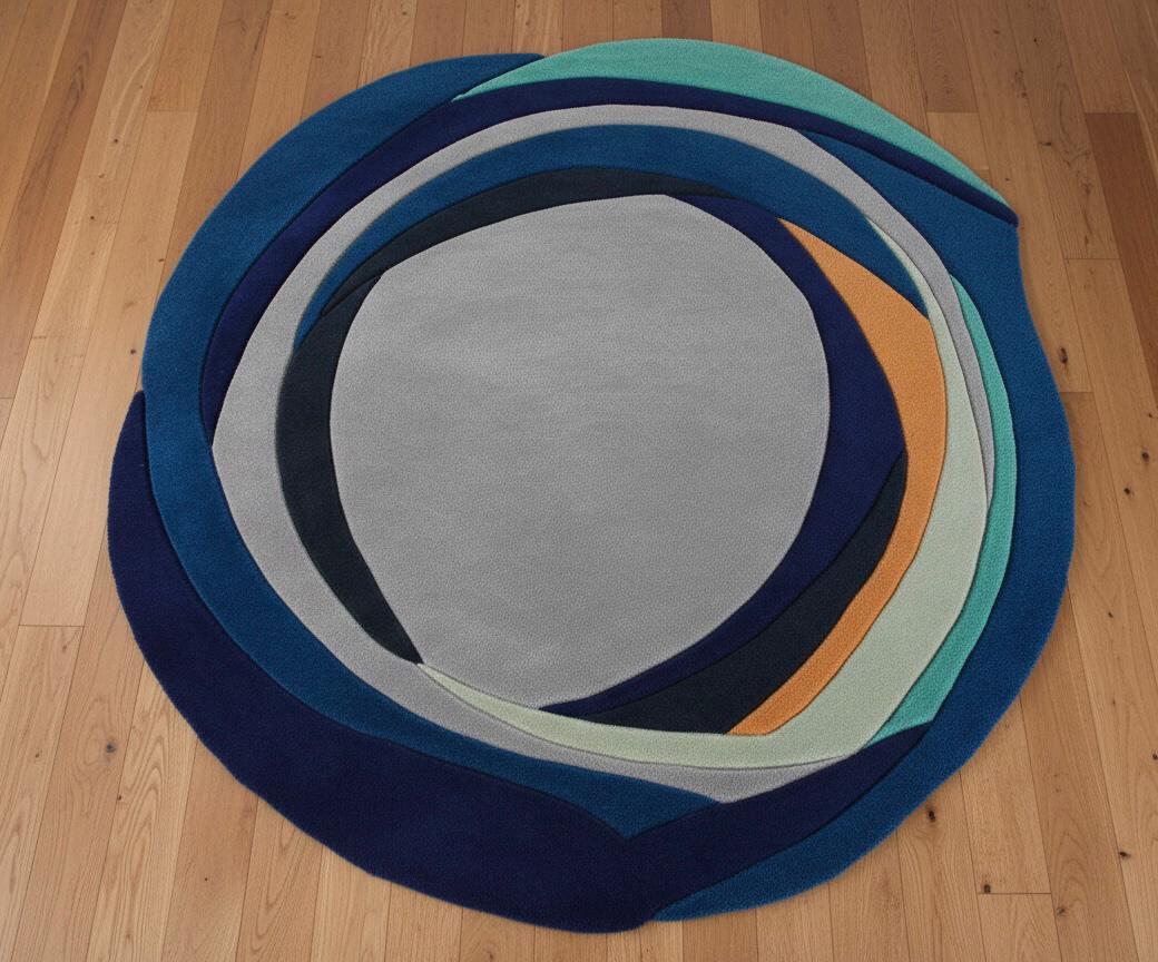 Concentric Chaos Round Rugs
