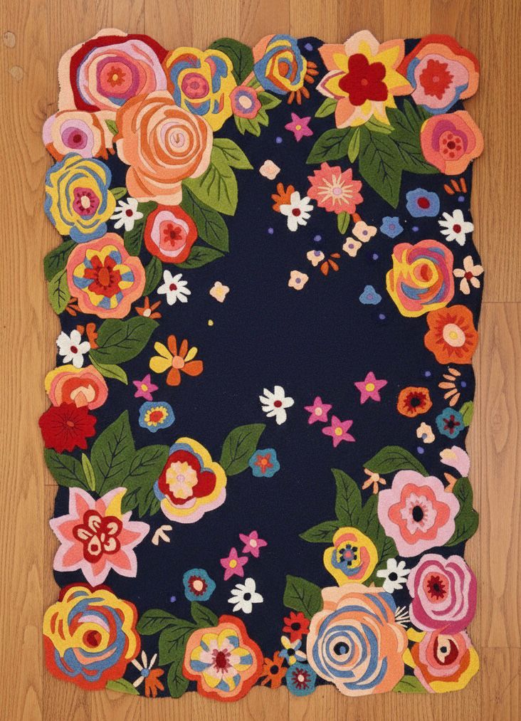 The Confetti Garden Irregular Rugs