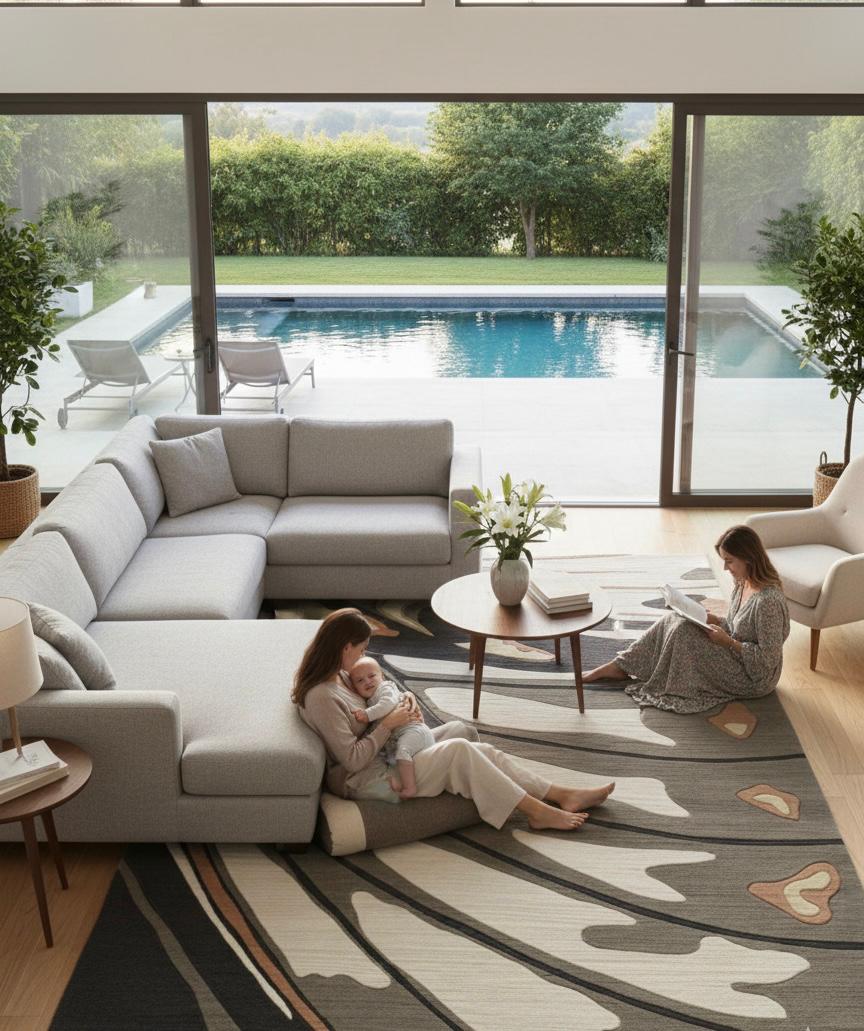 Terra-Wing Abstract Handtufted Rugs
