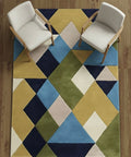 Geometric Harmony Handtufted Rugs