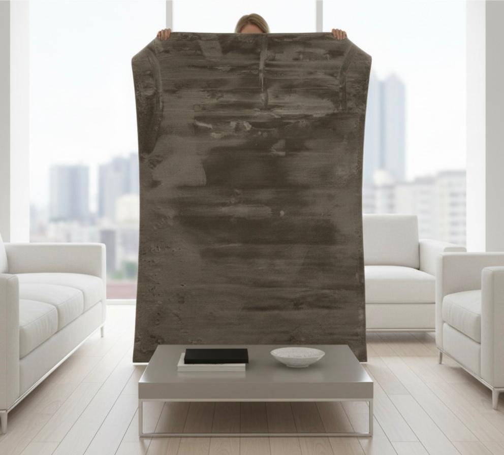 Muted Taupe Super Soft Rabbit Fur