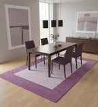 Modern Lavender Two-Tone Solid Rugs