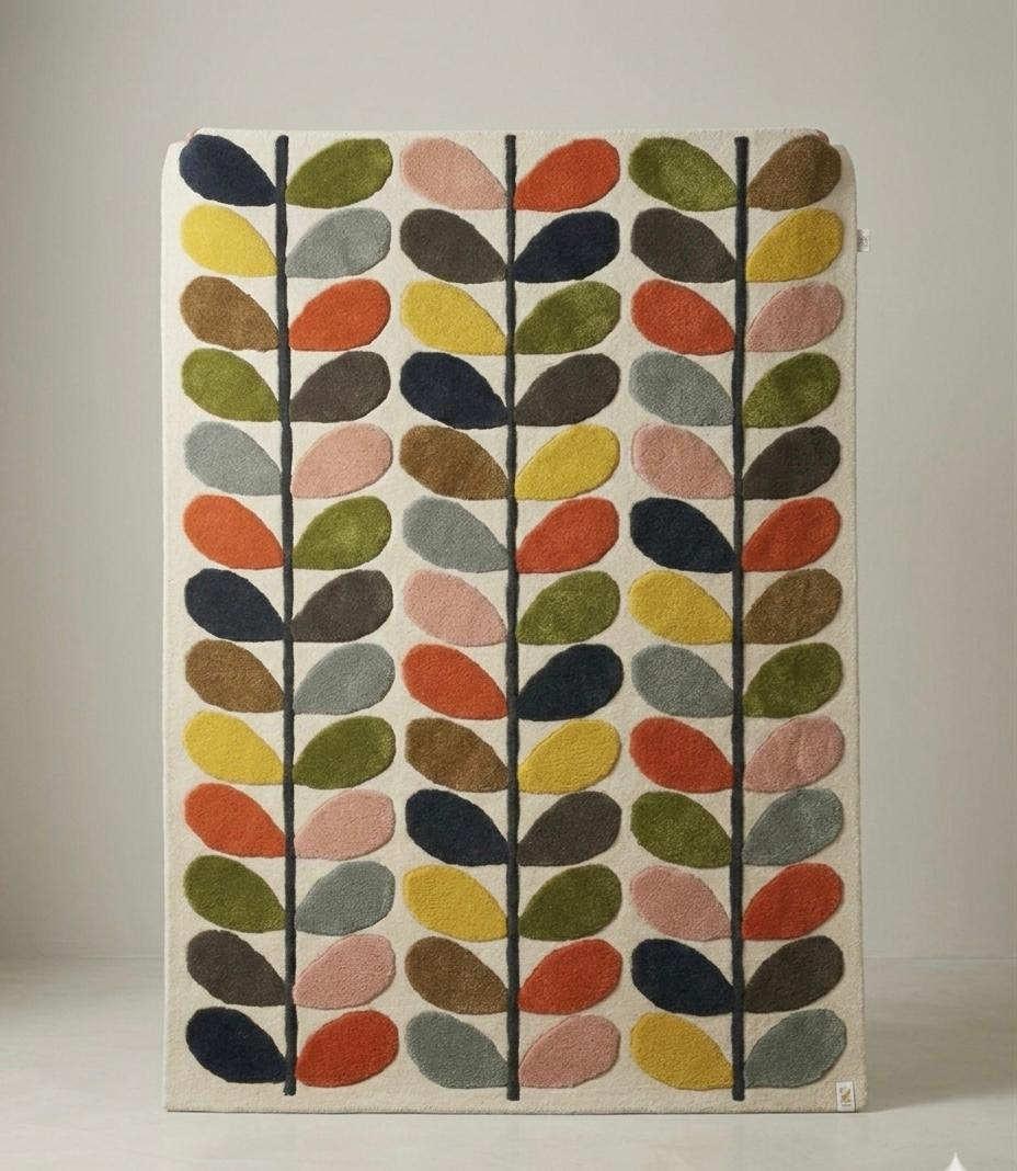 The Mod Leaf Handtufted Rugs