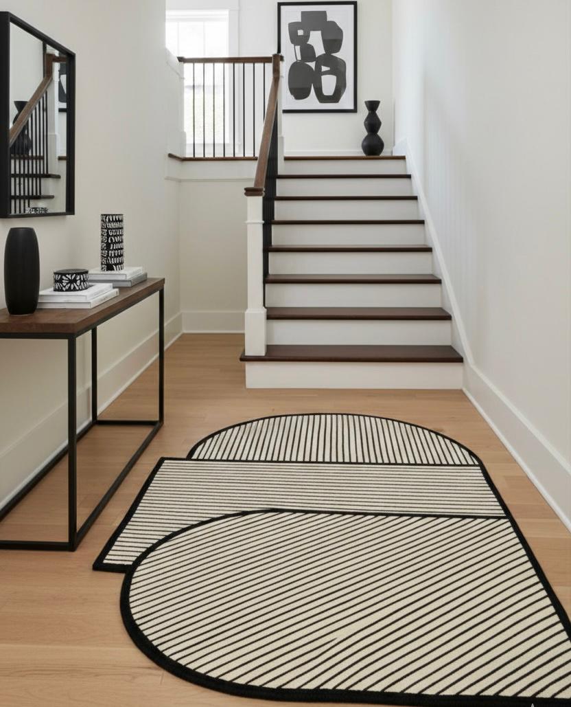 The Zebra’s Blueprint Irregular Rugs