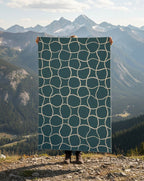 Teal Topography Handtufted Rugs