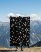 Geometric Prism Area  Handtufted Rug