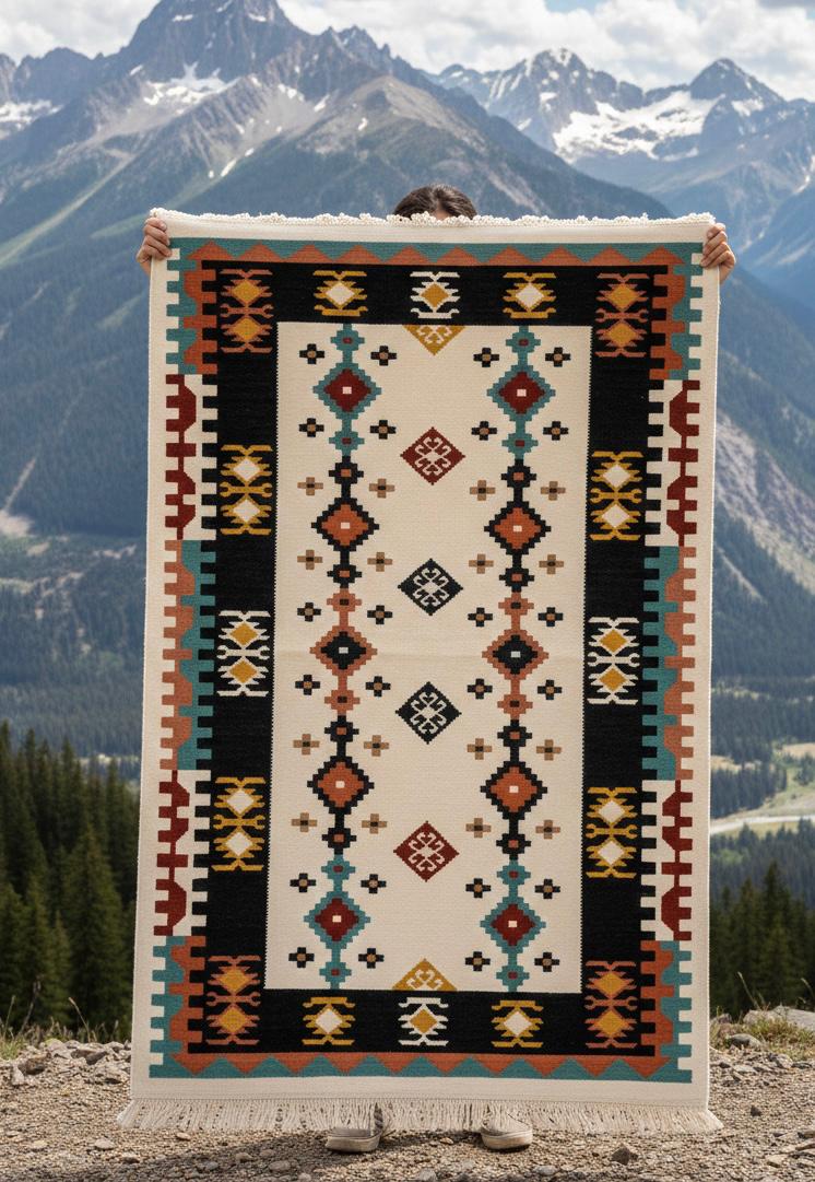 Southwestern Mosaic Kilm Rugs