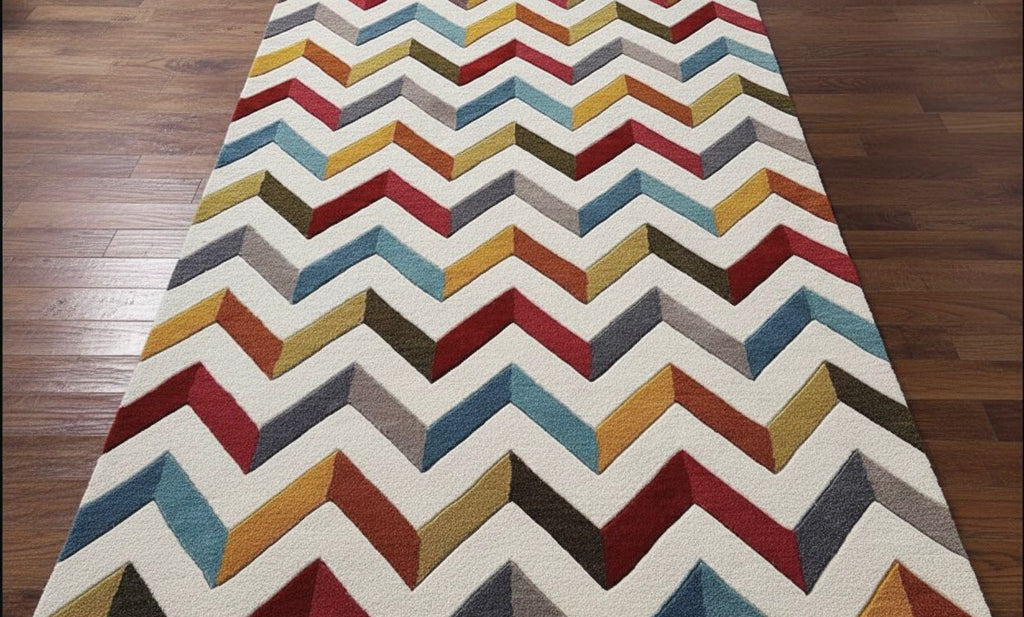 Zig-Zag Zenith Handtufted Rugs