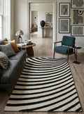 Monochrome Vortex Handtufted Rugs