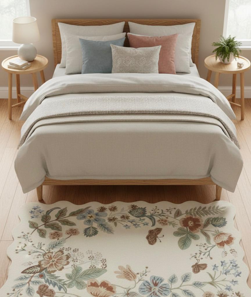 The Butterfly Border Irregular Rugs