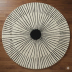 Solar Flare Round Rugs