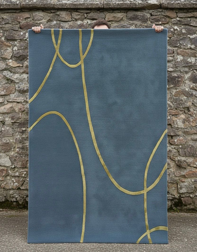 Golden Slate Handtufted Rugs