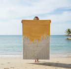 Linear Gold Handtufted Rugs