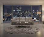 Contour of Silence Irregular Rugs