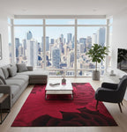 Floral Noir Handtufted Rugs