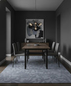 Soft Leaf Motif Handtufted Rugs
