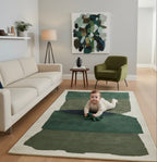 Mossy Strata Handtufted Rugs