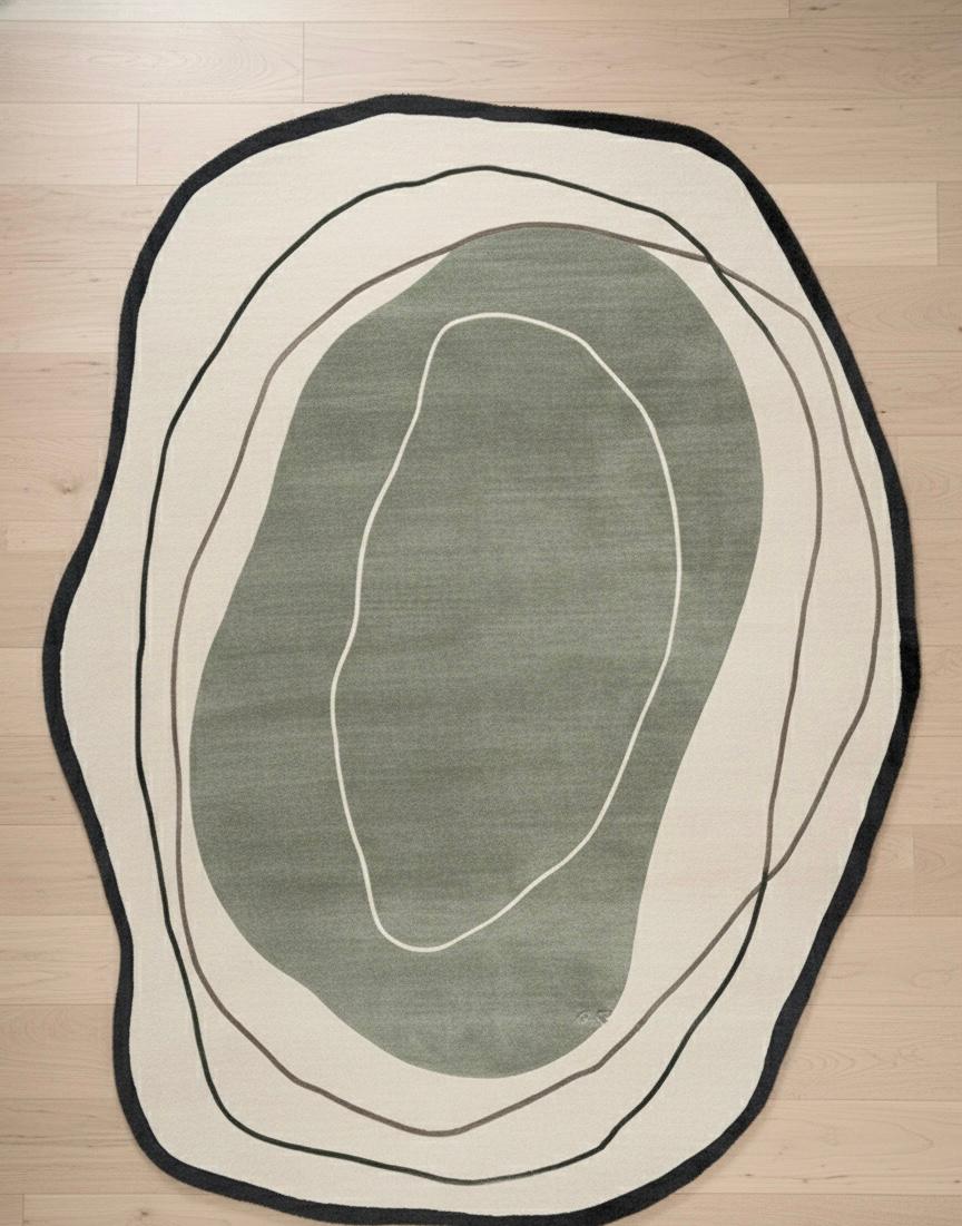 The Topographic Oasis Irregular Rugs