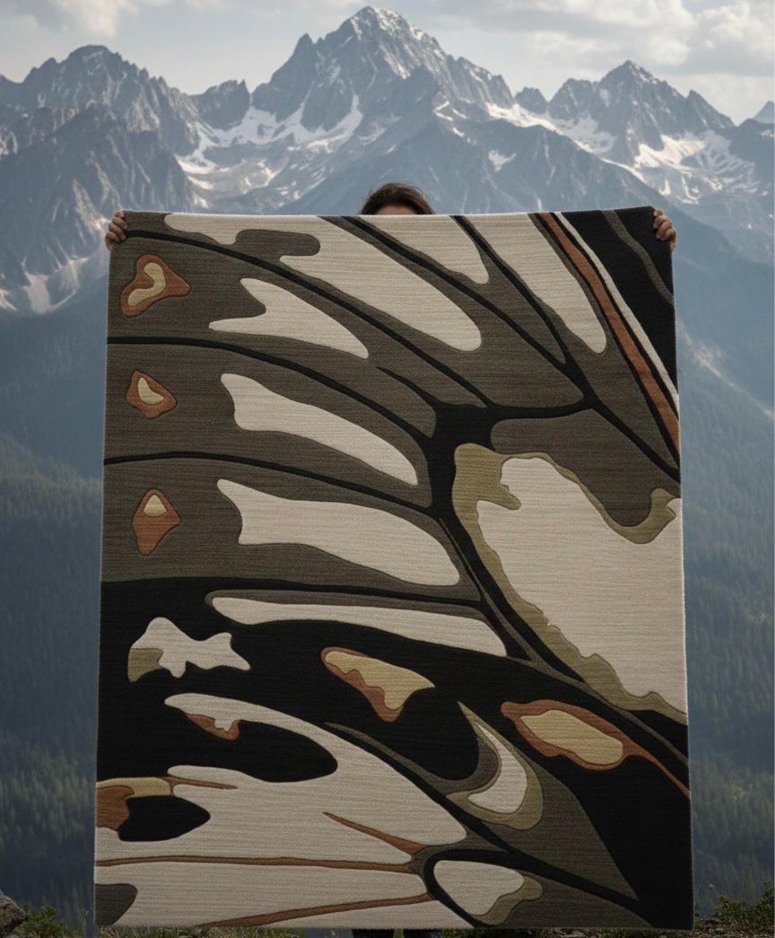 Terra-Wing Abstract Handtufted Rugs