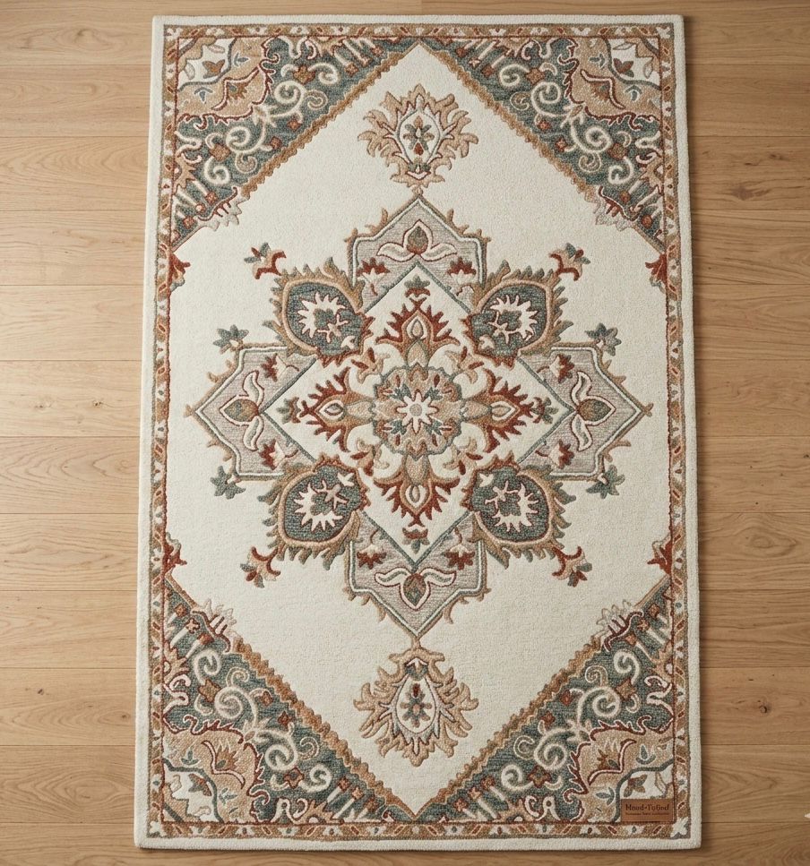 Ivory Traditional Persian Handtufted Rugs