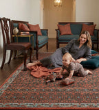 Terracotta Antique Persian Handtufted Rugs
