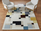 Abstract Quadrant Handtufted Rugs