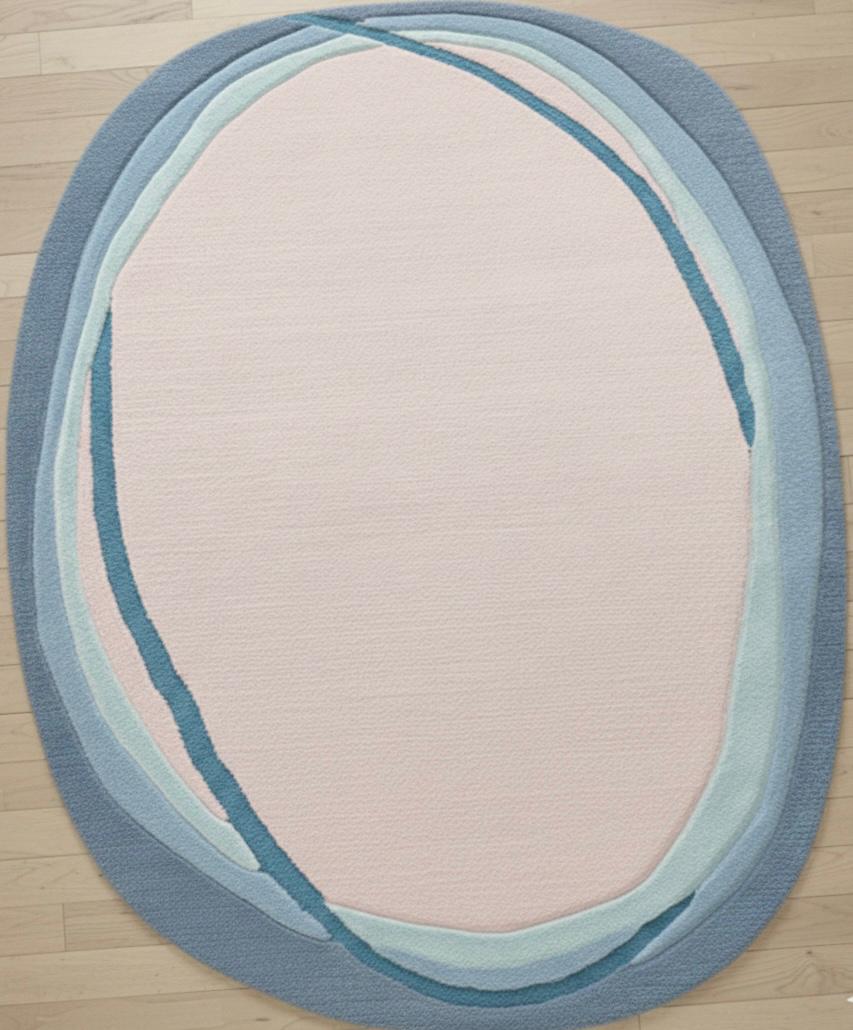 Cerulean Shore Irregular Rugs