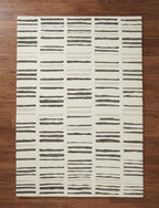 Abstract Parallel Stripe Handtufted Rugs