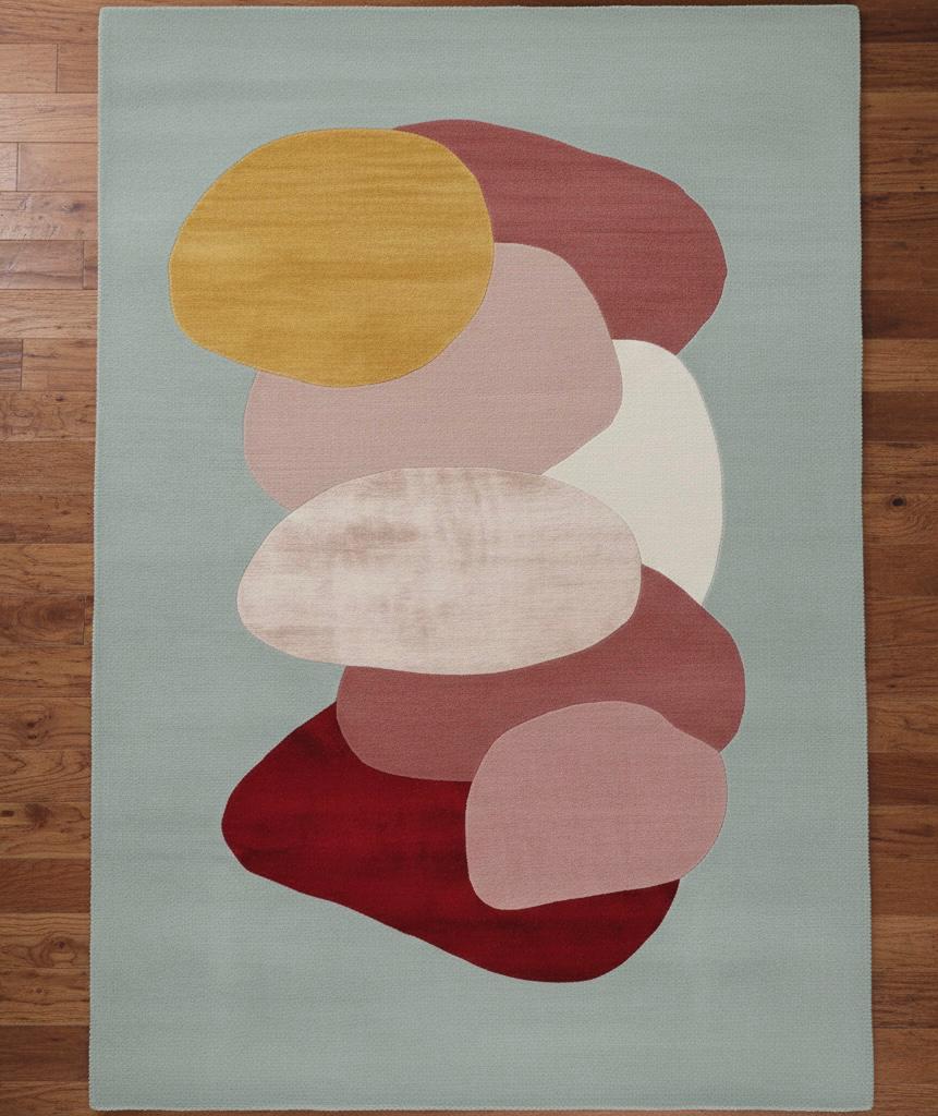Muted Mosaic Handtufted Rugs