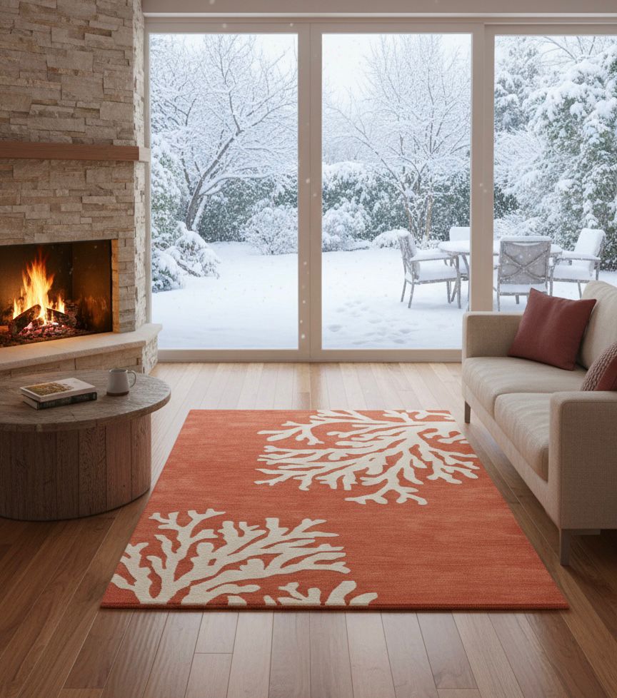 The Crimson Reef Handtufted Rugs