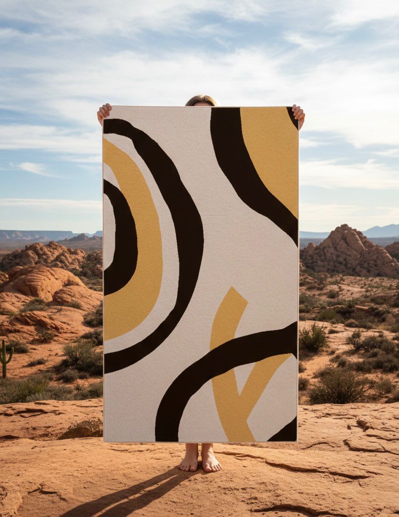 Amber Currents Handtufted Rugs