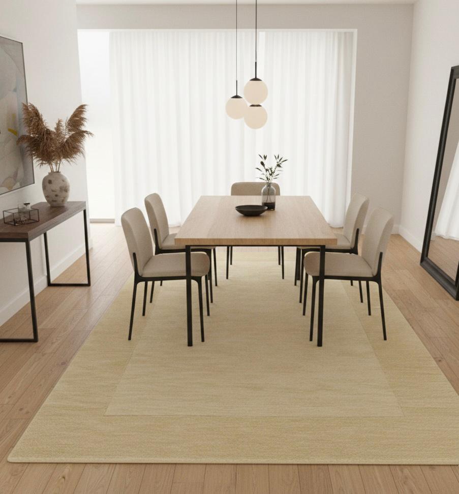 Sandstone Bordered Area Rug