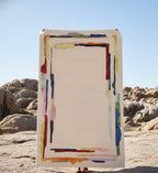 Abstract Borderline Handtufted Rugs
