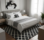 Coastal Diamond Hand-Tufted Rug