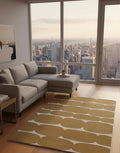Mustard Mosaic Handtufted Rugs