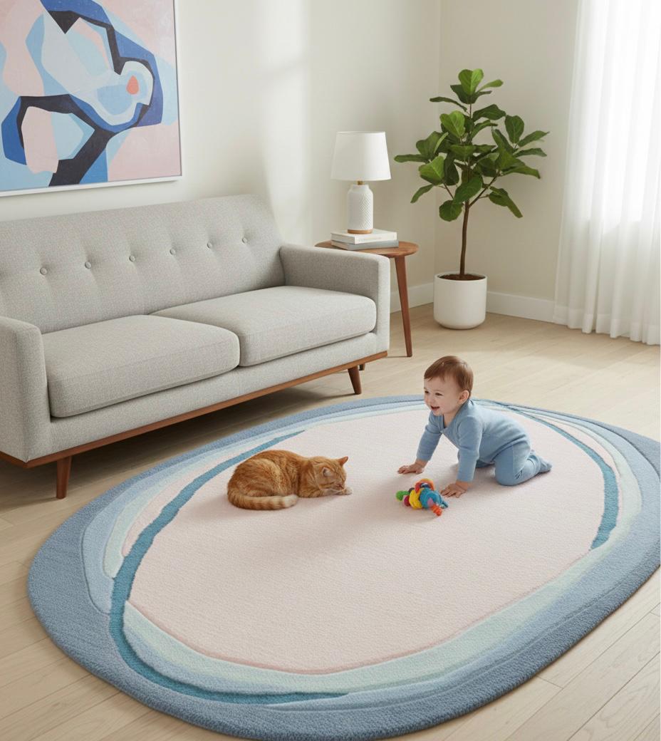 Cerulean Shore Irregular Rugs