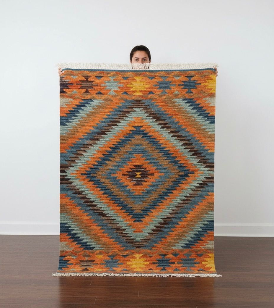 The Mesa Diamond Kilim Rug