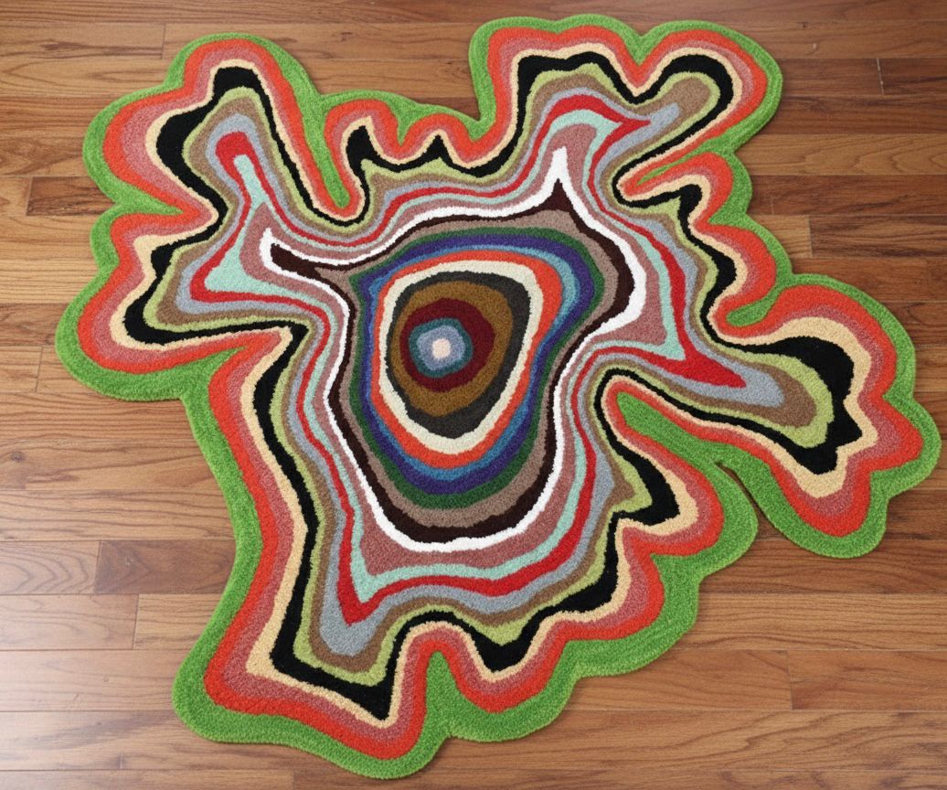 The Melting Spectrum Irregular Rugs