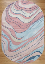The Serene Oval Irregular Rugs