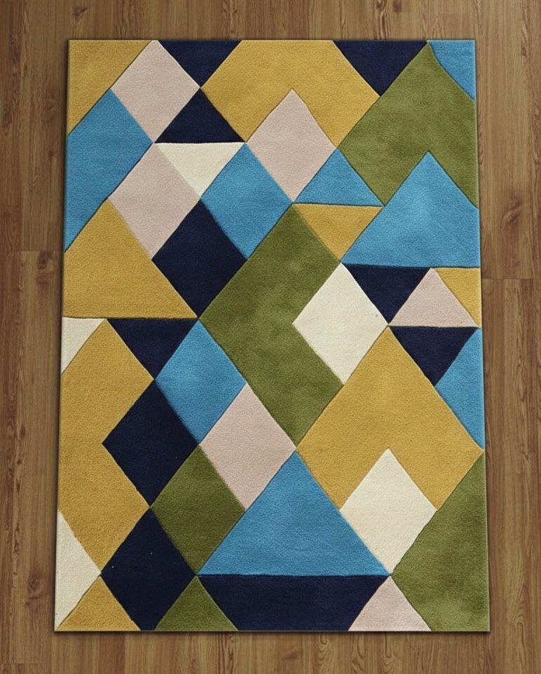 Geometric Harmony Handtufted Rugs