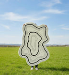 Abstract Shoreline Irregular Rugs